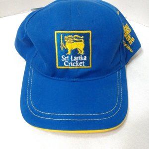 Sri Lanka Cricket Hat Ball Cap NEW NWT Cricket World Cup 2015 Embroidered